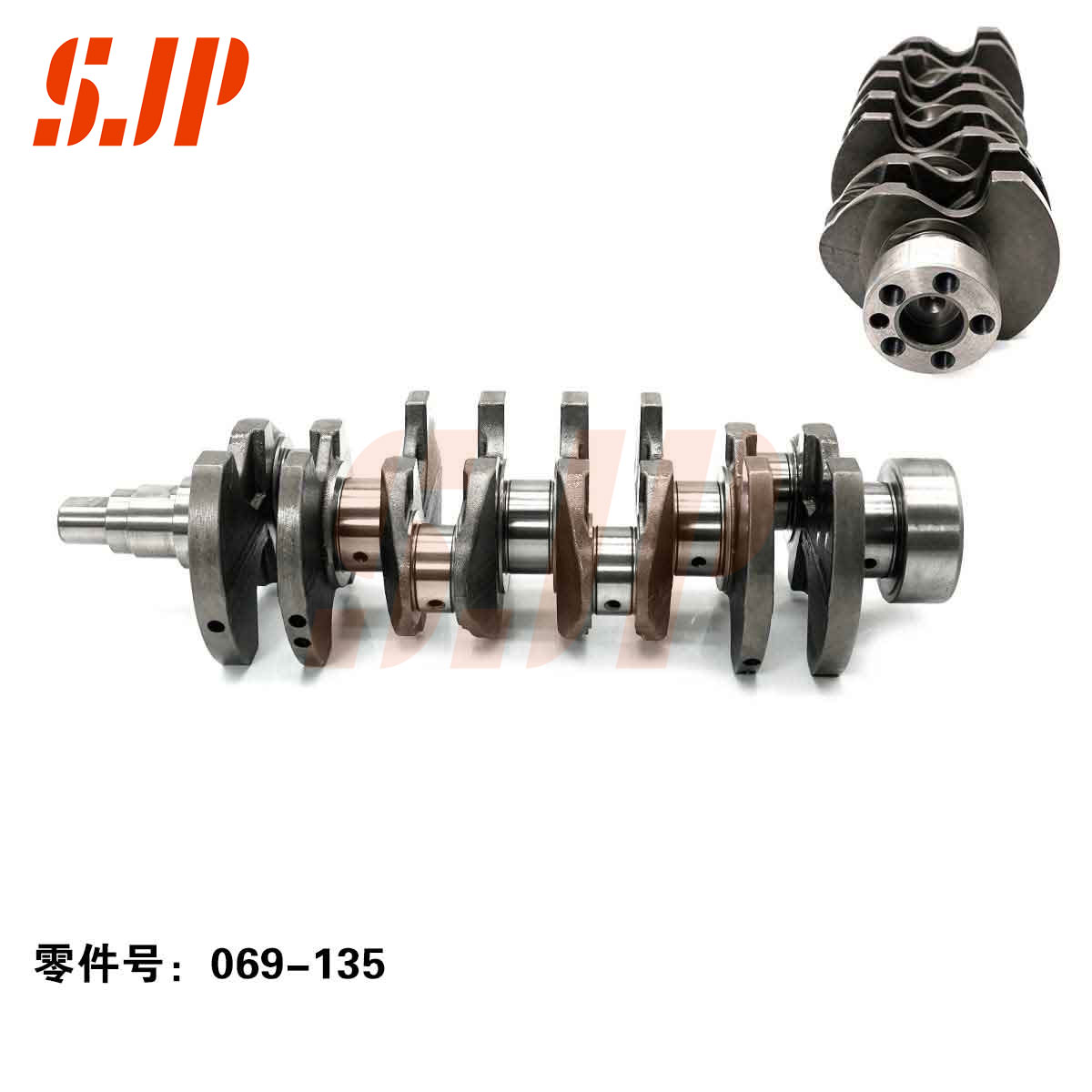 SJ-069-135 Crankshaft For Mitsubishi 4G18/4G18M2