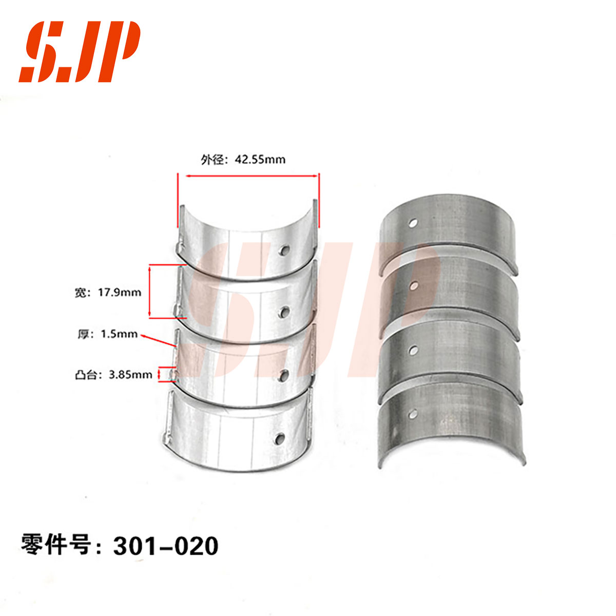 SJ-301-020 Con Rod Bearing For SPARK 1.0 (four cylinder)